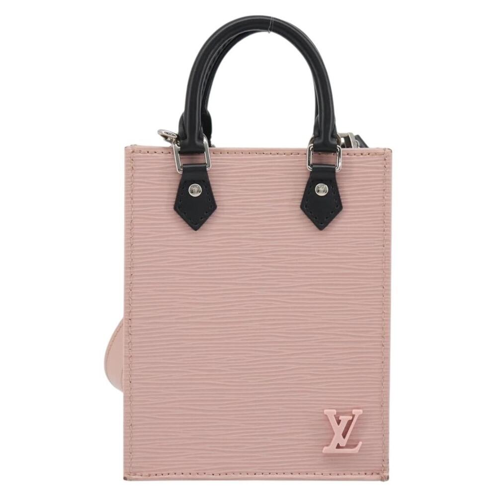 Louis Vuitton Epi Petit Sac Plat Handbag Pink